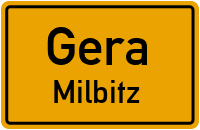 Straßenverzeichnis Gera Milbitz