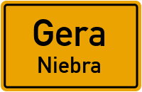 Straßenverzeichnis Gera Niebra