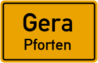 Straßenverzeichnis Gera Pforten