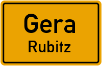 Straßenverzeichnis Gera Rubitz