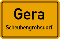 Straßenverzeichnis Gera Scheubengrobsdorf