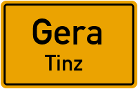 Straßenverzeichnis Gera Tinz