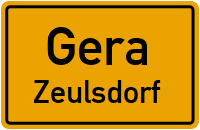 Lusaner Straße in GeraZeulsdorf