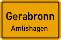Straßenverzeichnis Gerabronn Amlishagen