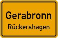 Straßenverzeichnis Gerabronn Rückershagen