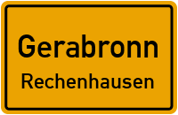 Straßenverzeichnis Gerabronn Rechenhausen