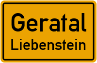 Gosseler Straße in GeratalLiebenstein