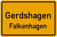 Am Kreuzweg in GerdshagenFalkenhagen