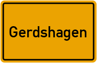 Hofweg in Gerdshagen