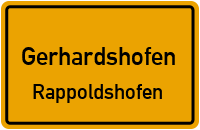 Straßenverzeichnis Gerhardshofen Rappoldshofen