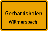Weinstraße in GerhardshofenWillmersbach