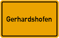 City Sign Gerhardshofen