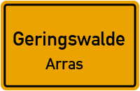 Hauptstraße in GeringswaldeArras