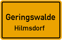 Bachgasse in GeringswaldeHilmsdorf