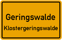 Mühlenstraße in GeringswaldeKlostergeringswalde