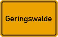 City Sign Geringswalde