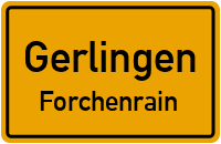 Forchenrainstraße in GerlingenForchenrain