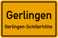 Solitudestraße in GerlingenGerlingen-Schillerhöhe