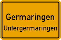 Bahnhofstraße in GermaringenUntergermaringen