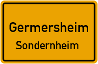 Hördter Straße in GermersheimSondernheim