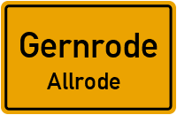 Teichstraße in GernrodeAllrode