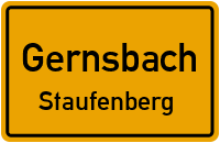 Friedhofstraße in GernsbachStaufenberg