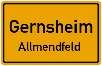 Hintere Straße in GernsheimAllmendfeld