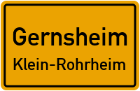 Fußgängerunterführung in 64579 Gernsheim (Klein-Rohrheim)