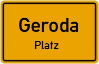 Weißbachweg in GerodaPlatz