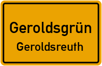 Straßenverzeichnis Geroldsgrün Geroldsreuth
