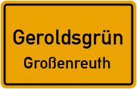 Straßenverzeichnis Geroldsgrün Großenreuth