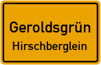 Straßenverzeichnis Geroldsgrün Hirschberglein
