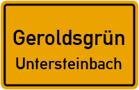 Straßenverzeichnis Geroldsgrün Untersteinbach