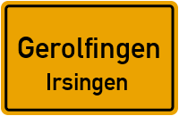 Straßen in Gerolfingen Irsingen