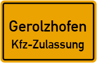 Zulassungstelle Gerolzhofen