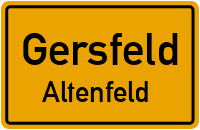 Bergstraße in GersfeldAltenfeld