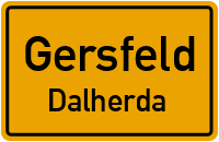 Mottener Straße in GersfeldDalherda
