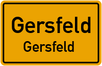 Sudetenstraße in GersfeldGersfeld