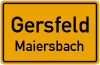 Eichenrain in 36129 Gersfeld (Maiersbach)