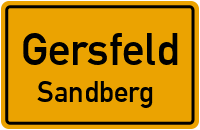 Sandberg in GersfeldSandberg