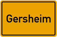 Wo liegt Gersheim?