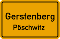 Mühlstraße in GerstenbergPöschwitz