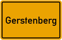 City Sign Gerstenberg