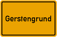 City Sign Gerstengrund
