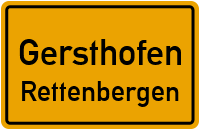 Rettenberger Straße in 86368 Gersthofen (Rettenbergen)