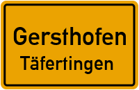 Daimlerstraße in GersthofenTäfertingen