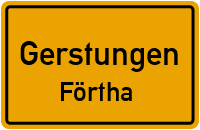 Frankfurter Straße in GerstungenFörtha