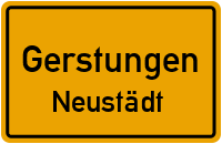 Brunnenstraße in GerstungenNeustädt