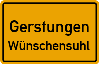 Wünschensuhler Straße in GerstungenWünschensuhl