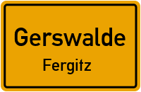 Ort Fergitz in GerswaldeFergitz